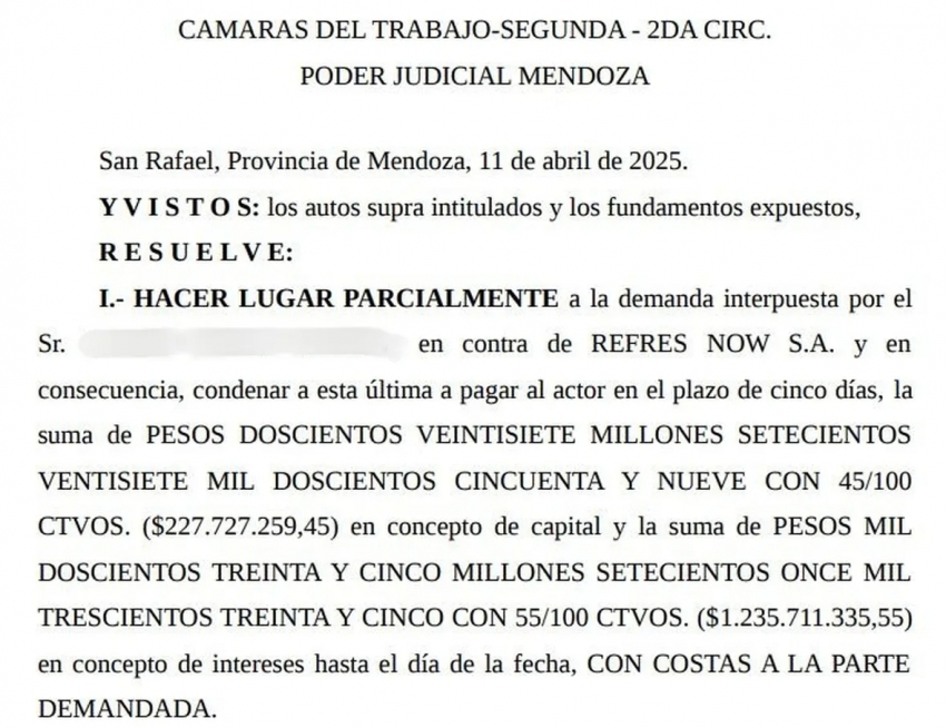 demanda laboral millonaria